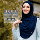 Hegira Hijab Inspired CUTELY-SO Plain Insstant Collection (26HT)