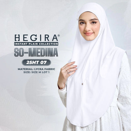 Hegira Hijab Inspired SO-MEDINA Plain Instant Collection (25HT)