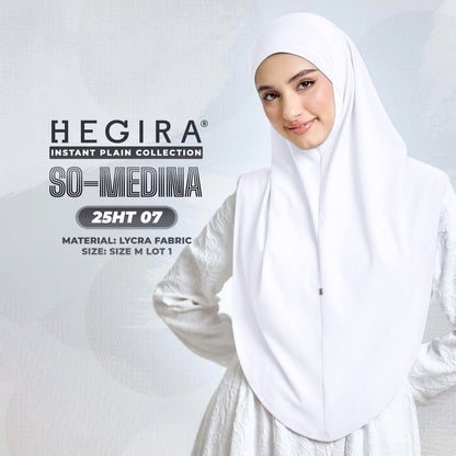 Hegira Hijab Inspired SO-MEDINA Plain Instant Collection (25HT)