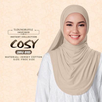 Tudung Ruffle COSY Instant Sarong