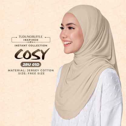 Tudung Ruffle COSY Instant Sarong