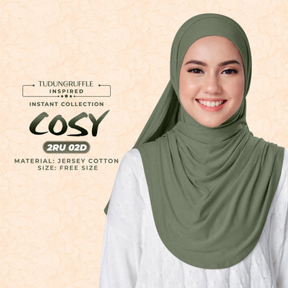 Tudung Ruffle COSY Instant Sarong