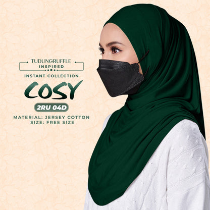 Tudung Ruffle COSY Instant Sarong