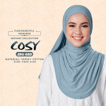 Tudung Ruffle COSY Instant Sarong