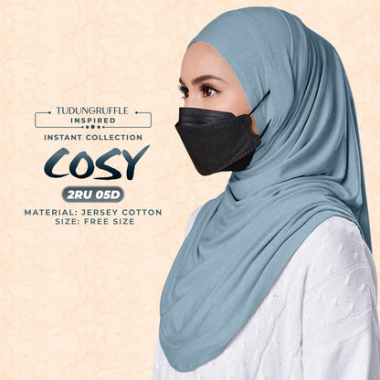 Tudung Ruffle COSY Instant Sarong