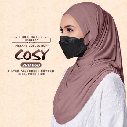 Tudung Ruffle COSY Instant Sarong