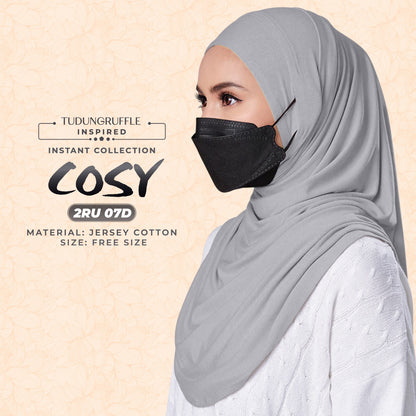 Tudung Ruffle COSY Instant Sarong