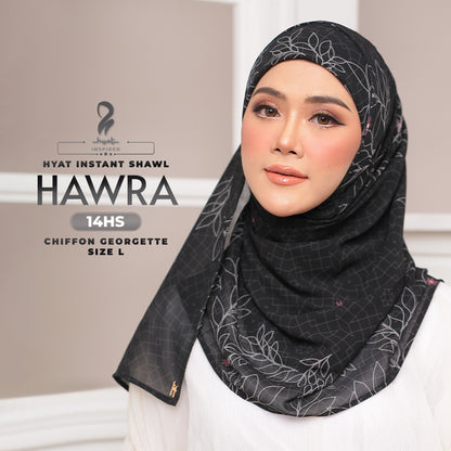 Hyat Hijab Inspired Qamra, Hawra, Qaseh & Arfa Instant Shawl Collection With Box (13-16HS)