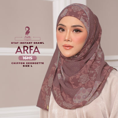 Hyat Hijab Inspired Qamra, Hawra, Qaseh & Arfa Instant Shawl Collection With Box (13-16HS)