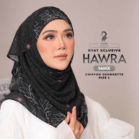 Hyat Hijab Inspired Qamra, Hawra, Qaseh & Arfa Xclusivel Collection With Box (13-16HX)