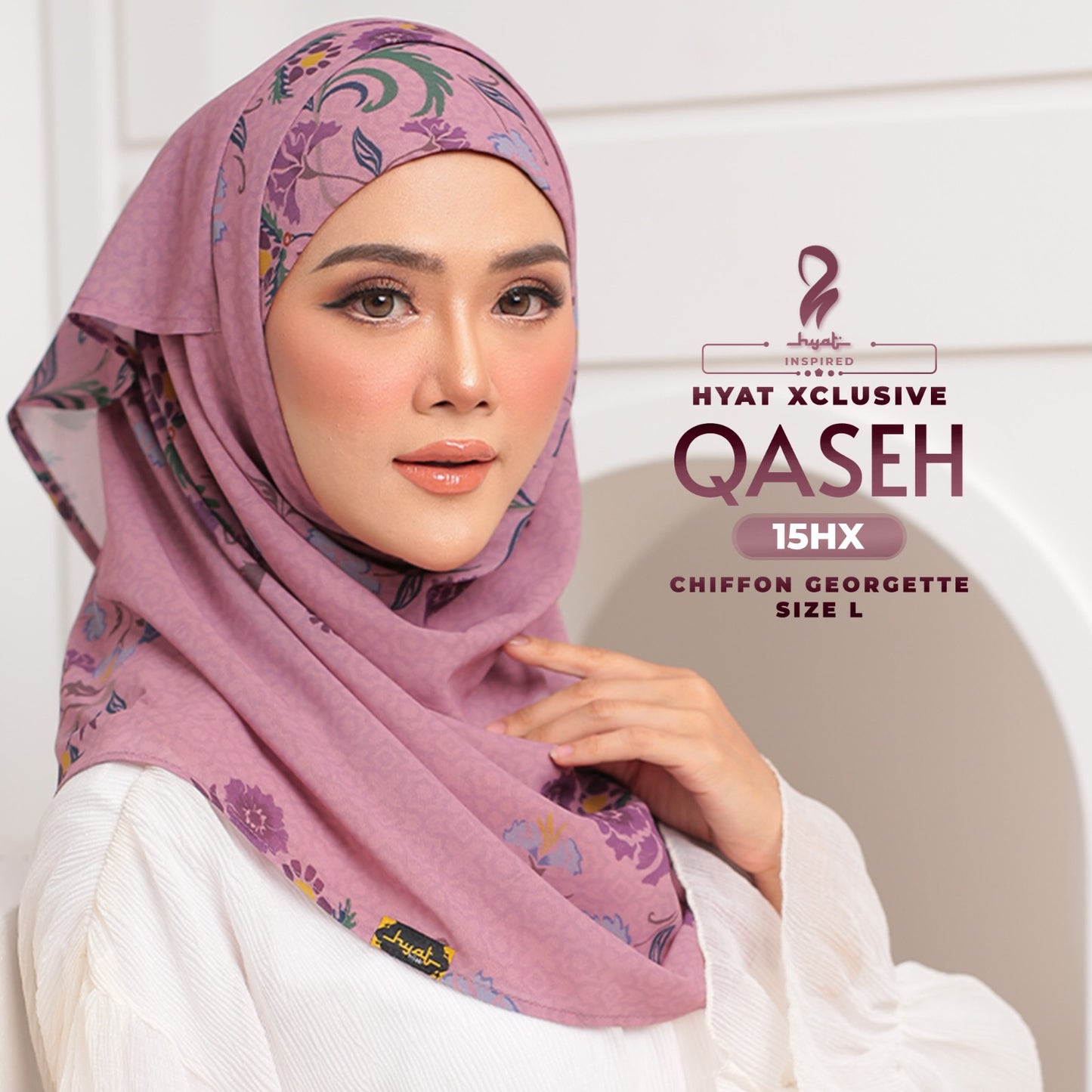 Hyat Hijab Inspired Qamra, Hawra, Qaseh & Arfa Xclusivel Collection With Box (13-16HX)