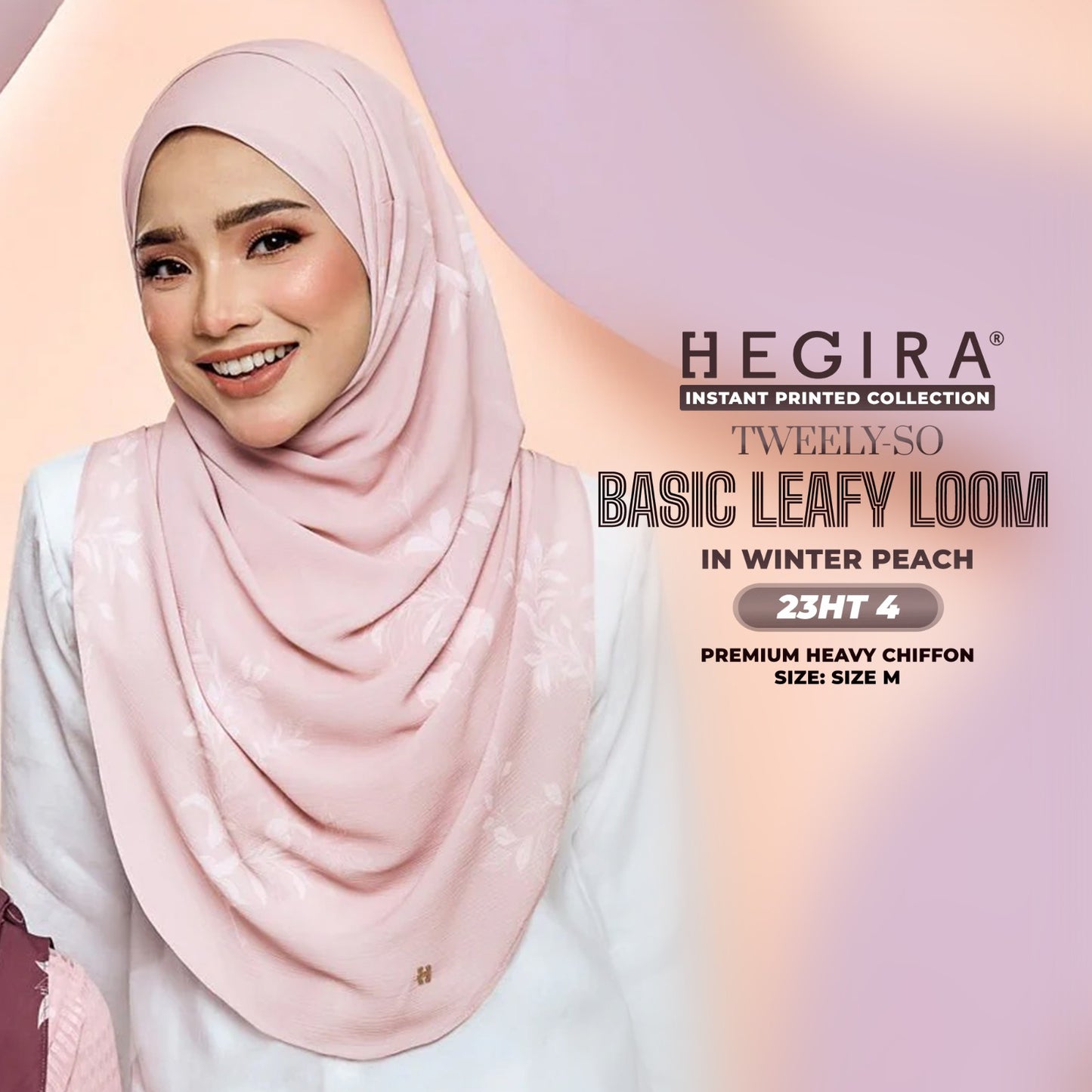 Hegira Hijab Inspired TWEELY-SO LEAFY LOOM Instant Collection (23HT)