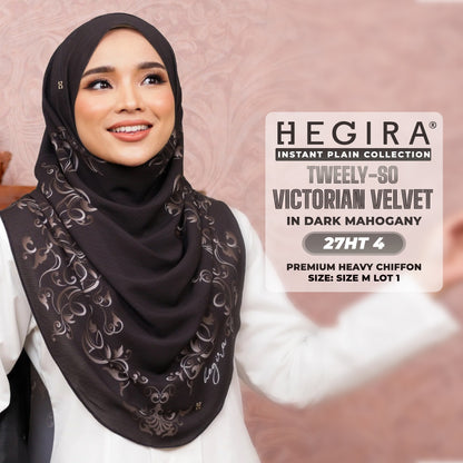 Hegira Hijab Inspired TWEELY-SO VICTORIAN VELVET Instant Collection (27HT)