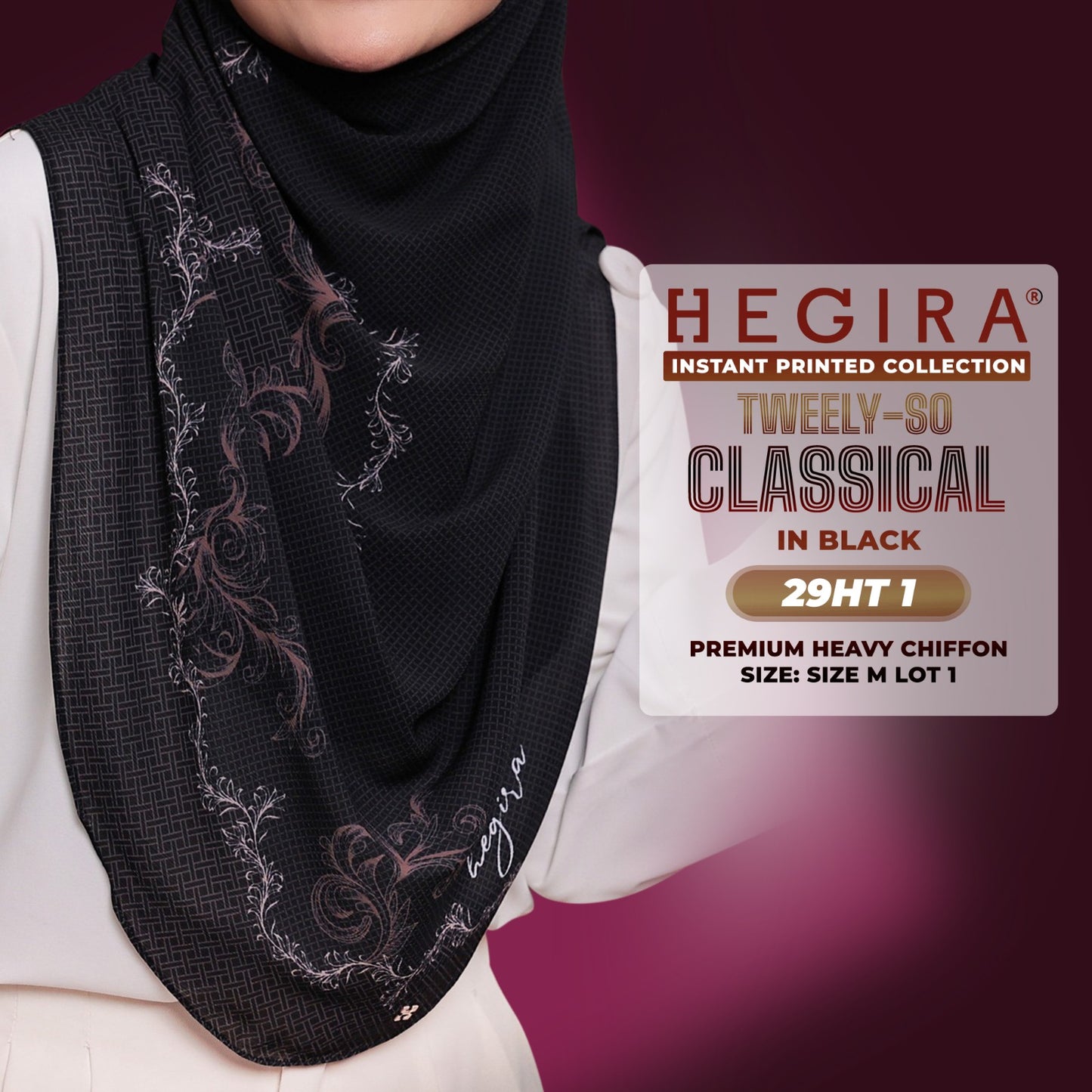 Hegira Inspired TWEELY-SO CLASSICAL Printed Instant (29HT)