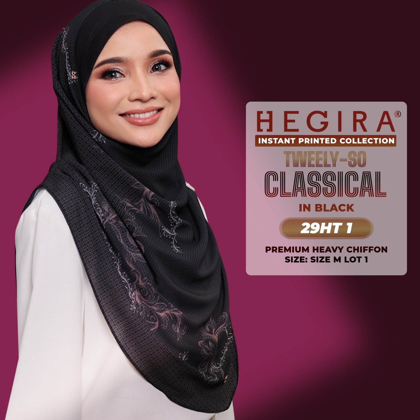 Hegira Inspired TWEELY-SO CLASSICAL Printed Instant (29HT)