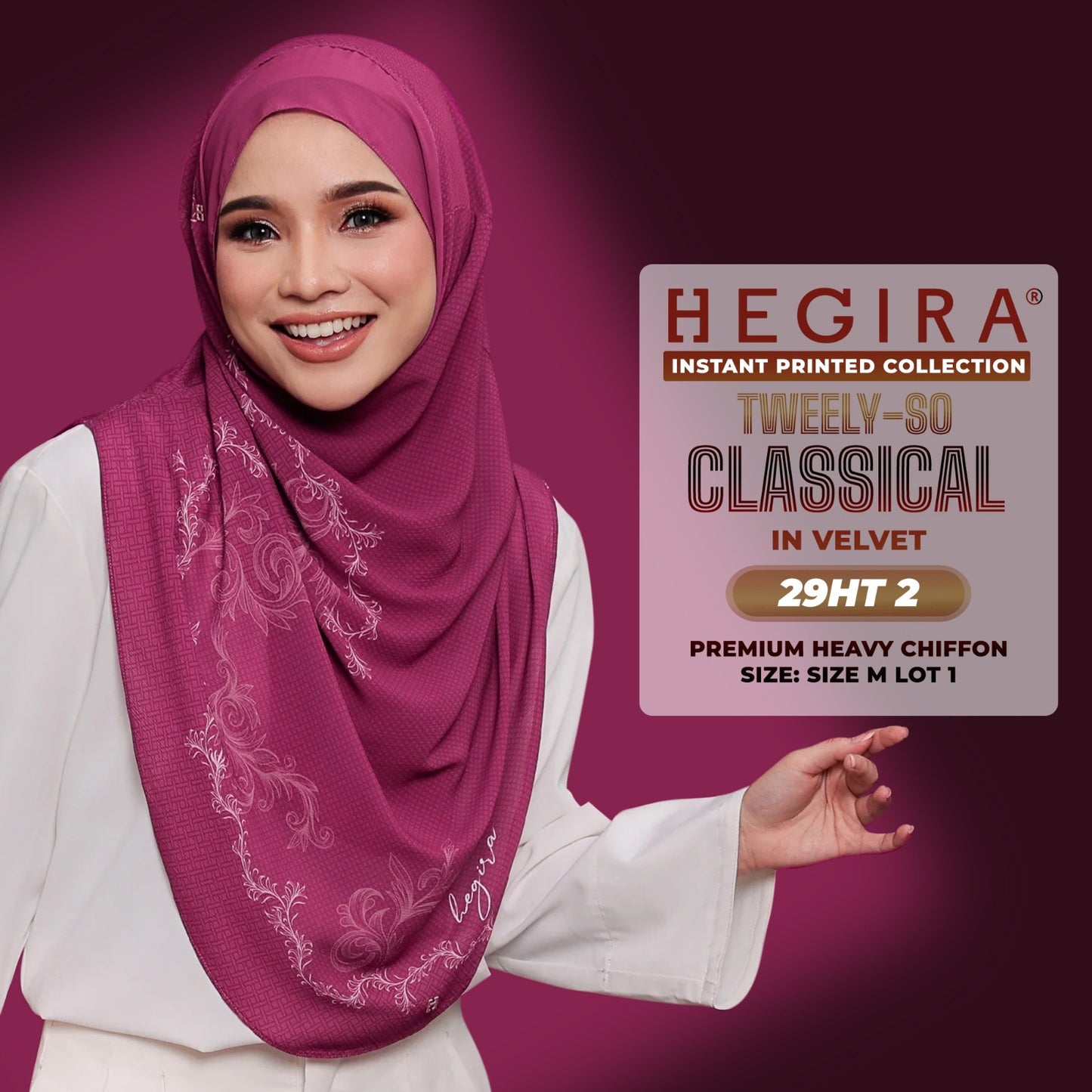 Hegira Inspired TWEELY-SO CLASSICAL Printed Instant (29HT)