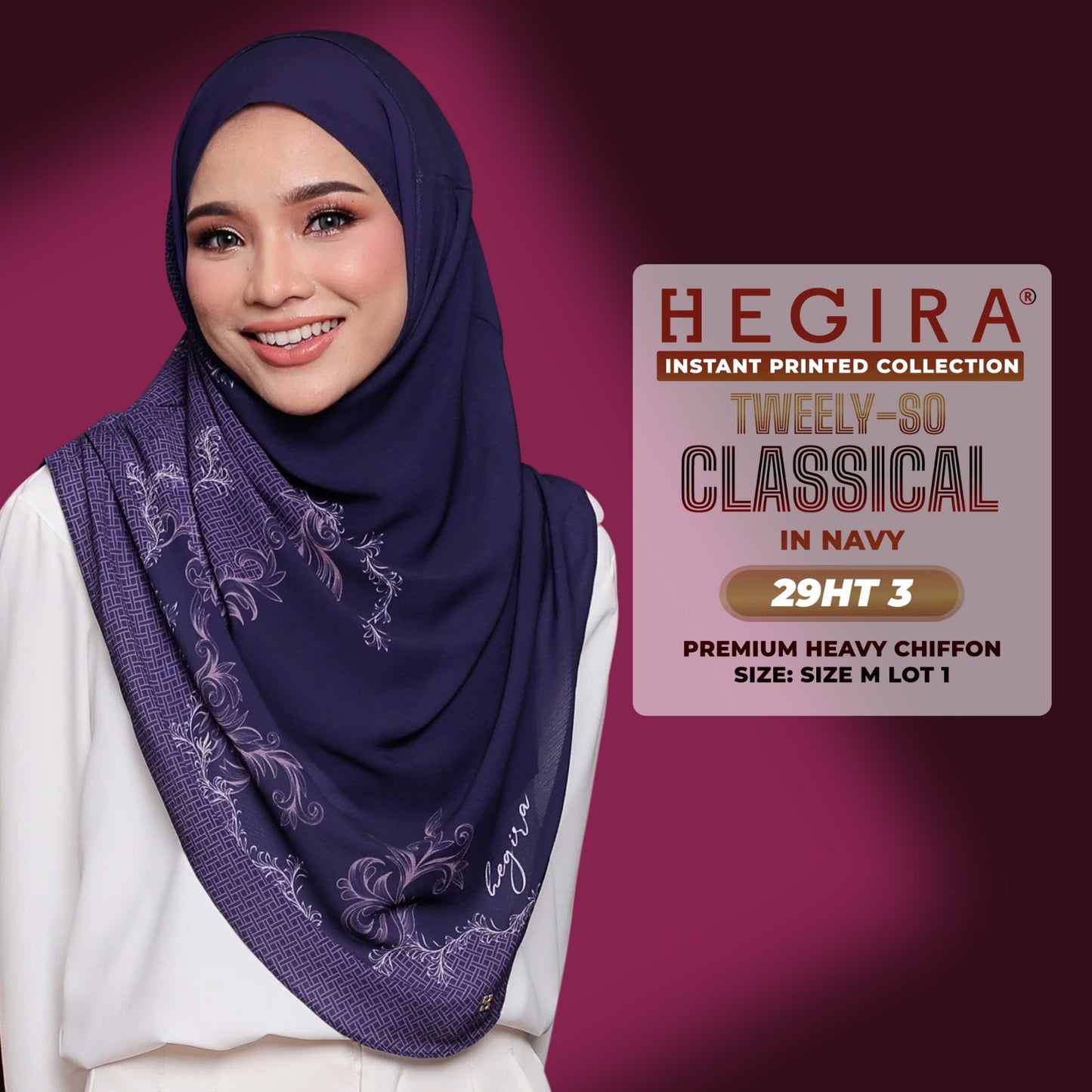 Hegira Inspired TWEELY-SO CLASSICAL Printed Instant (29HT)