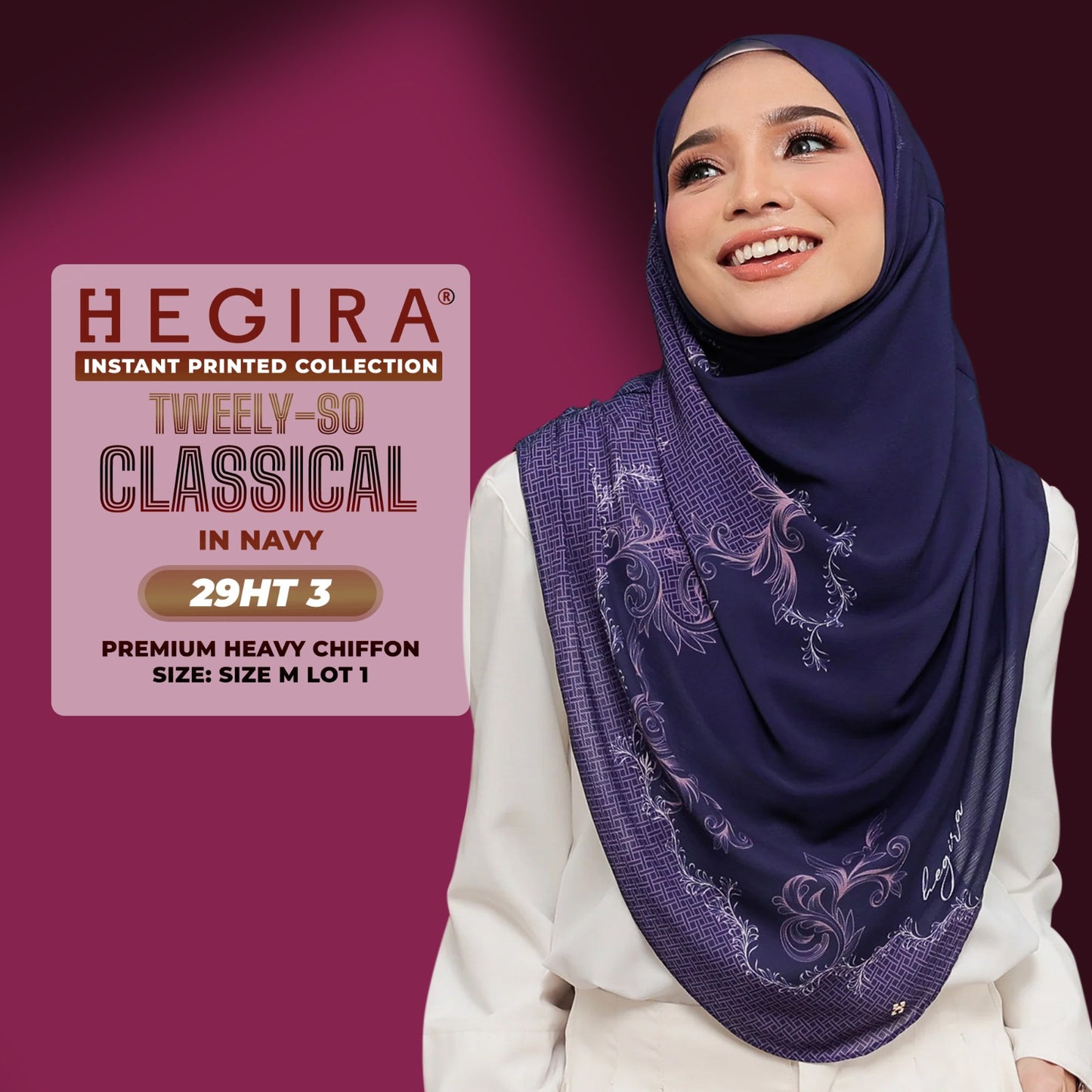 Hegira Inspired TWEELY-SO CLASSICAL Printed Instant (29HT)