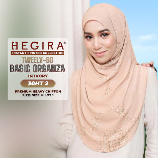 Hegira Inspired TWEELY-SO ORGANZA Printed Instant (30HT)