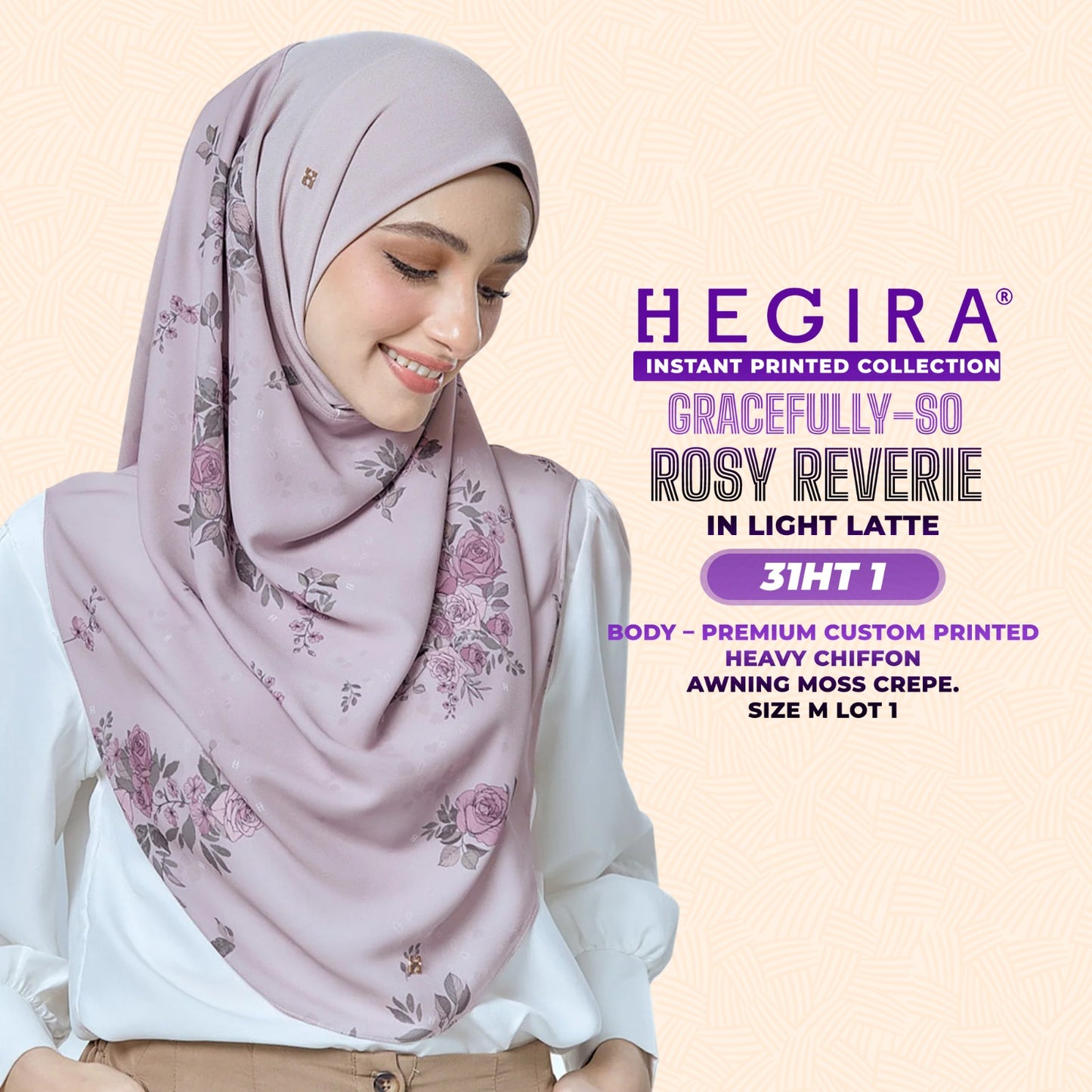 Hegira Hijab Inspired GRACEFULLY-SO Instant Collection (31HT)