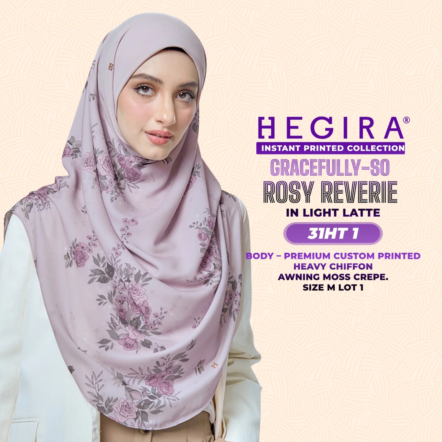 Hegira Hijab Inspired GRACEFULLY-SO Instant Collection (31HT)