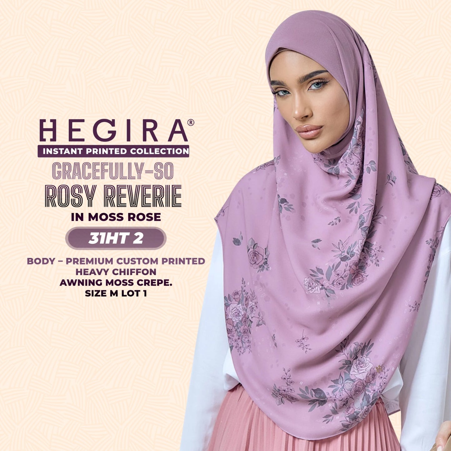 Hegira Hijab Inspired GRACEFULLY-SO Instant Collection (31HT)