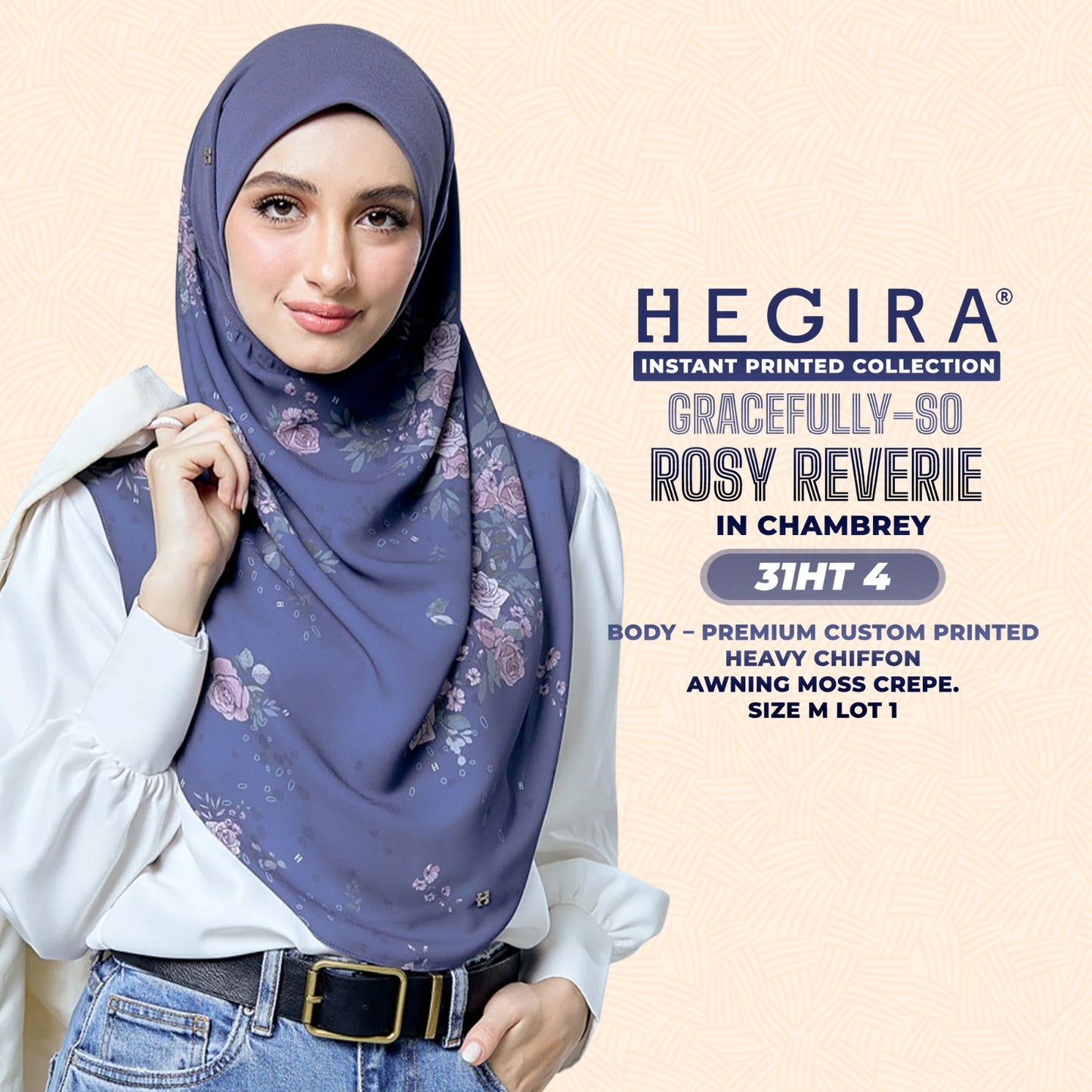 Hegira Hijab Inspired GRACEFULLY-SO Instant Collection (31HT)