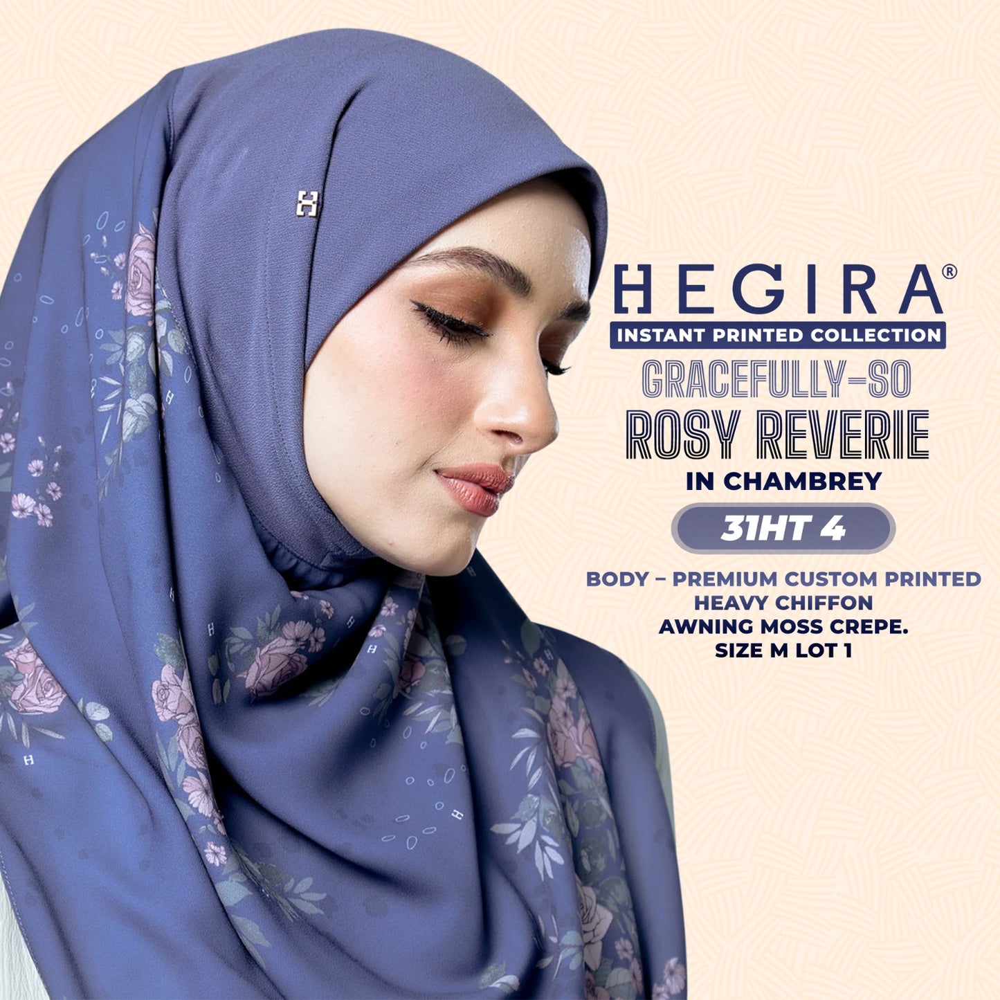 Hegira Hijab Inspired GRACEFULLY-SO Instant Collection (31HT)