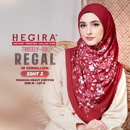 Hegira Hijab Inspired TWEELY-SO REGAL Instant Collection SIZE-M LOT-0 (32HT)