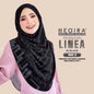 Hegira Hijab Inspired TWEELY-SO Linea Printed Textured Chiffon Collection (1HG)