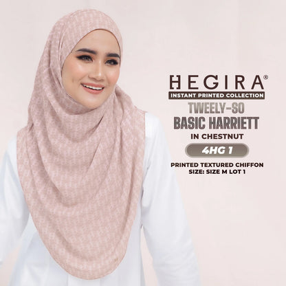 Hegira Inspired TWEELY-SO HARRIET Printed Textured Chiffon Collection (4HG)