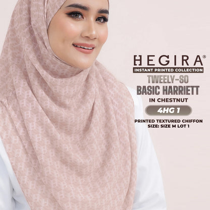 Hegira Inspired TWEELY-SO HARRIET Printed Textured Chiffon Collection (4HG)