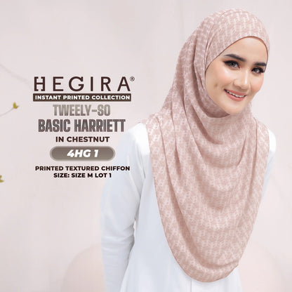 Hegira Inspired TWEELY-SO HARRIET Printed Textured Chiffon Collection (4HG)