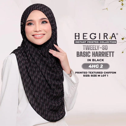 Hegira Inspired TWEELY-SO HARRIET Printed Textured Chiffon Collection (4HG)