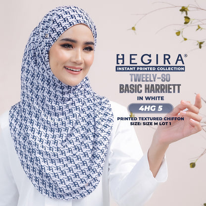 Hegira Inspired TWEELY-SO HARRIET Printed Textured Chiffon Collection (4HG)