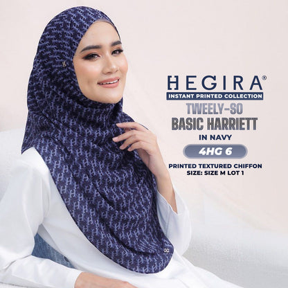 Hegira Inspired TWEELY-SO HARRIET Printed Textured Chiffon Collection (4HG)