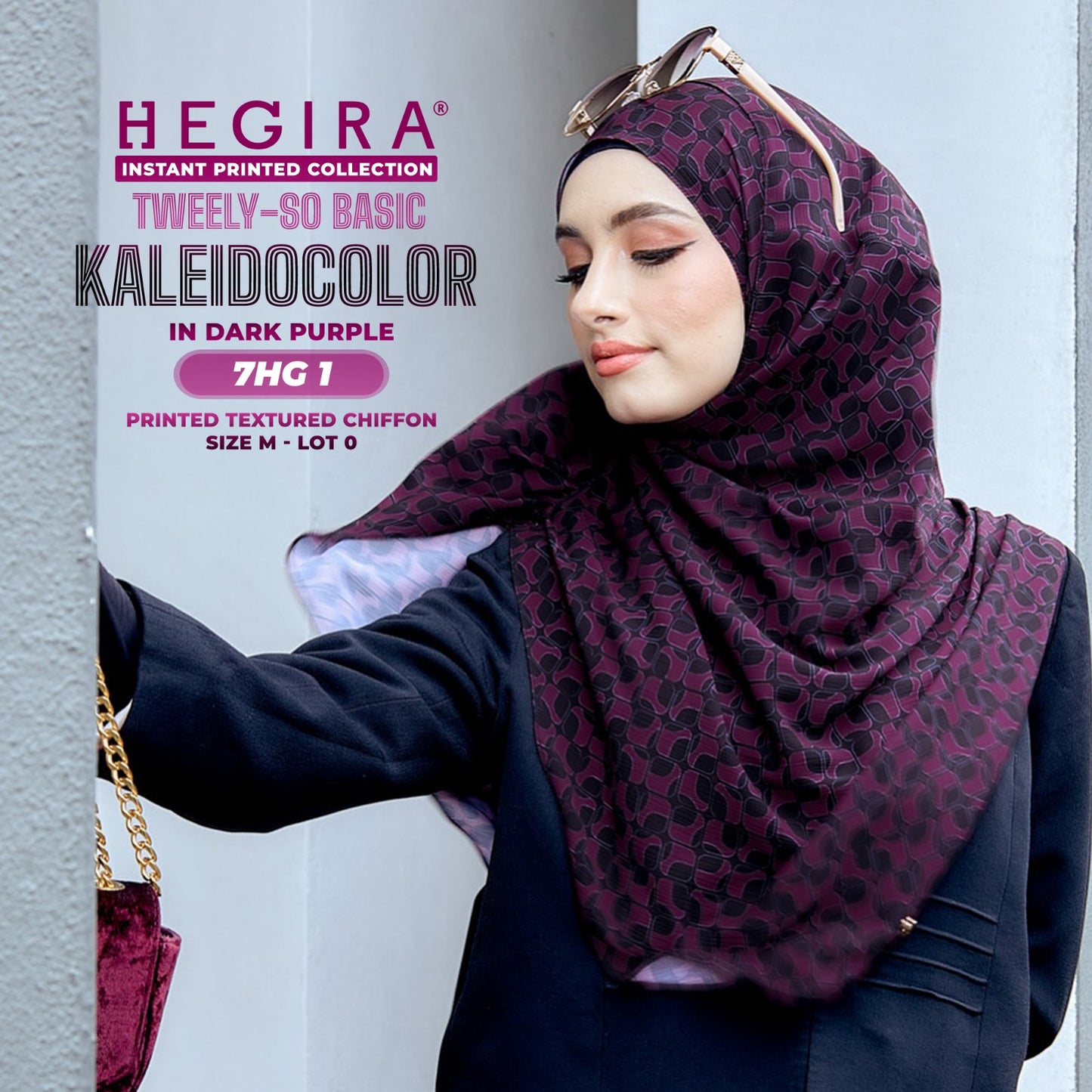 Hegira Hijab Inspired Tweely-So Basic Kaleidocolor Instant Collection (7HG)