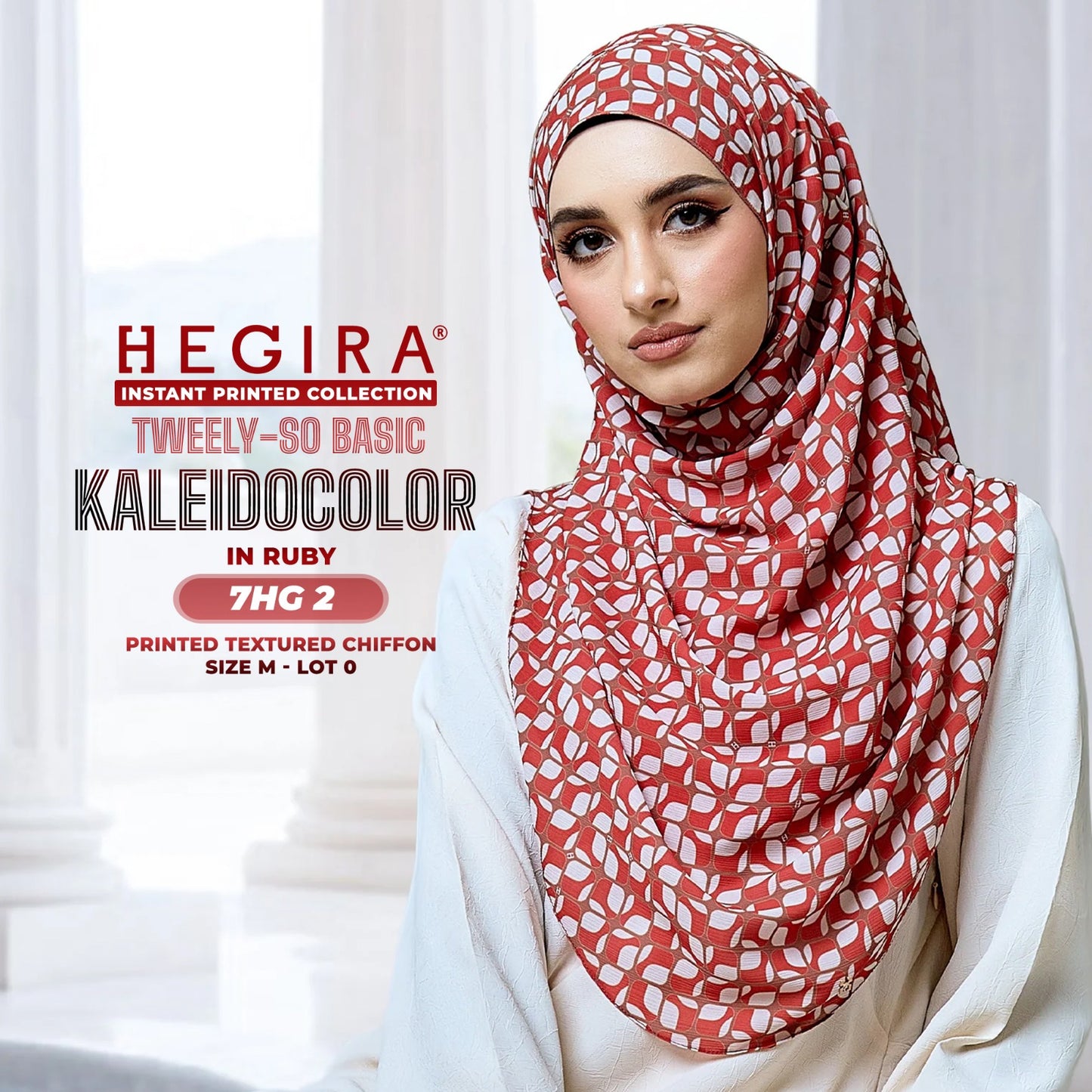 Hegira Hijab Inspired Tweely-So Basic Kaleidocolor Instant Collection (7HG)