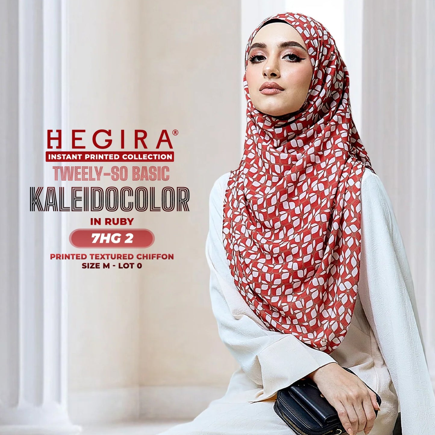 Hegira Hijab Inspired Tweely-So Basic Kaleidocolor Instant Collection (7HG)