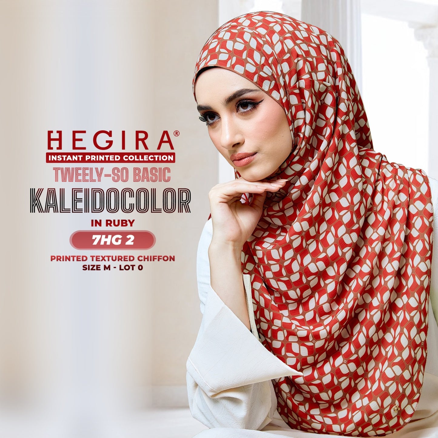 Hegira Hijab Inspired Tweely-So Basic Kaleidocolor Instant Collection (7HG)