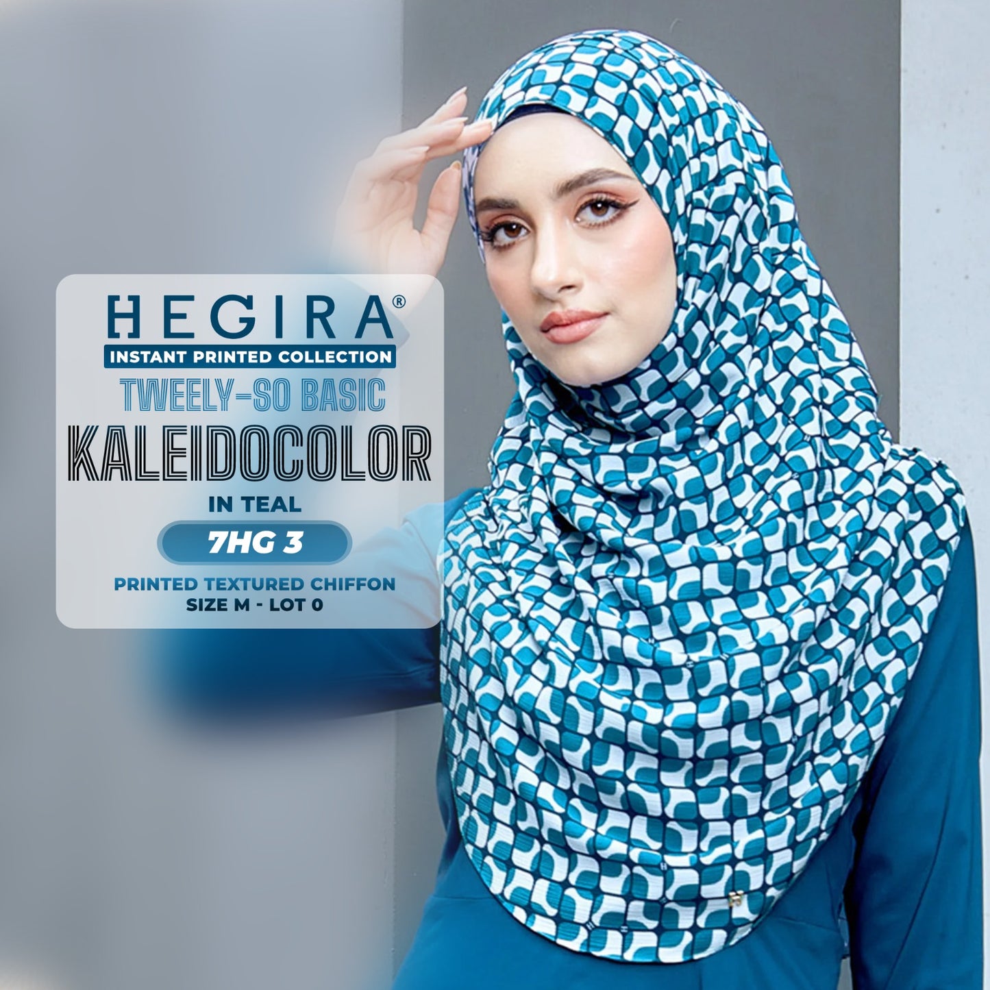 Hegira Hijab Inspired Tweely-So Basic Kaleidocolor Instant Collection (7HG)