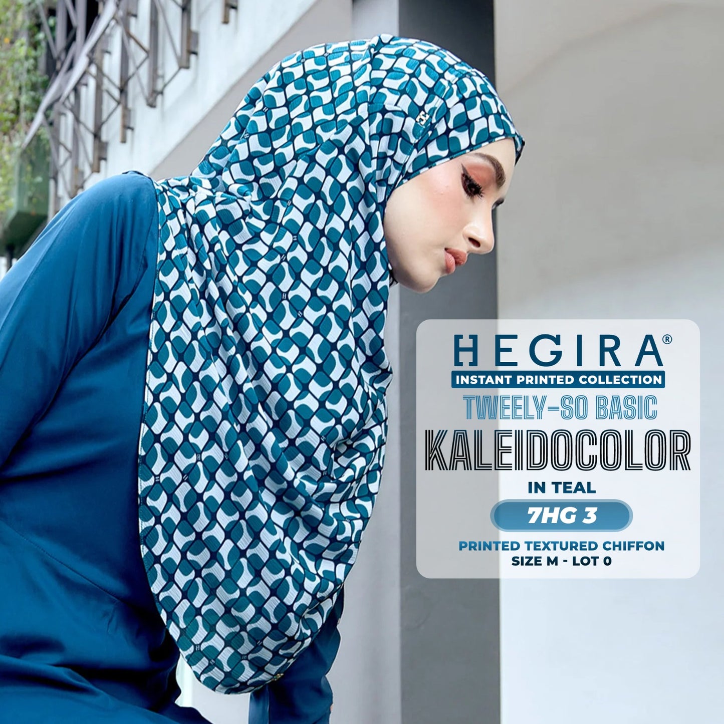 Hegira Hijab Inspired Tweely-So Basic Kaleidocolor Instant Collection (7HG)