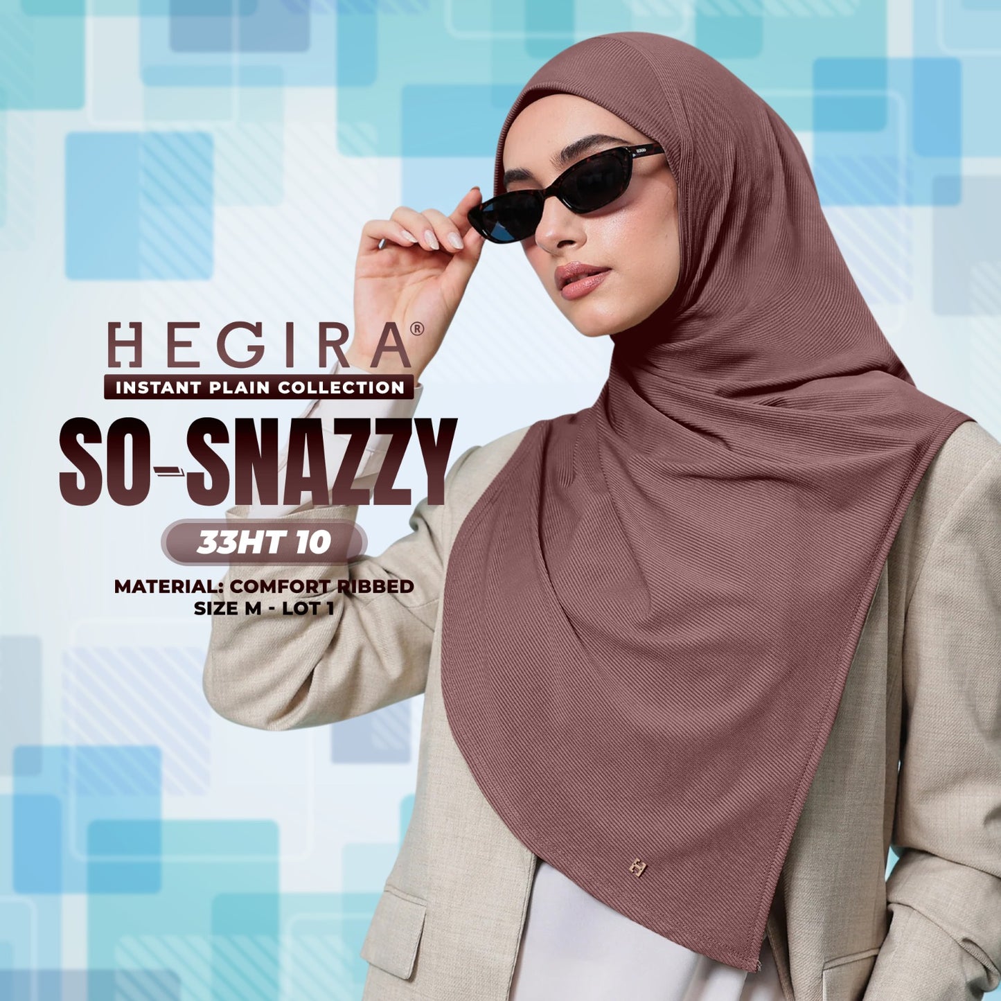 Hegira Hijab Inspired SO-SNAZZY Instant Collection (33HT)