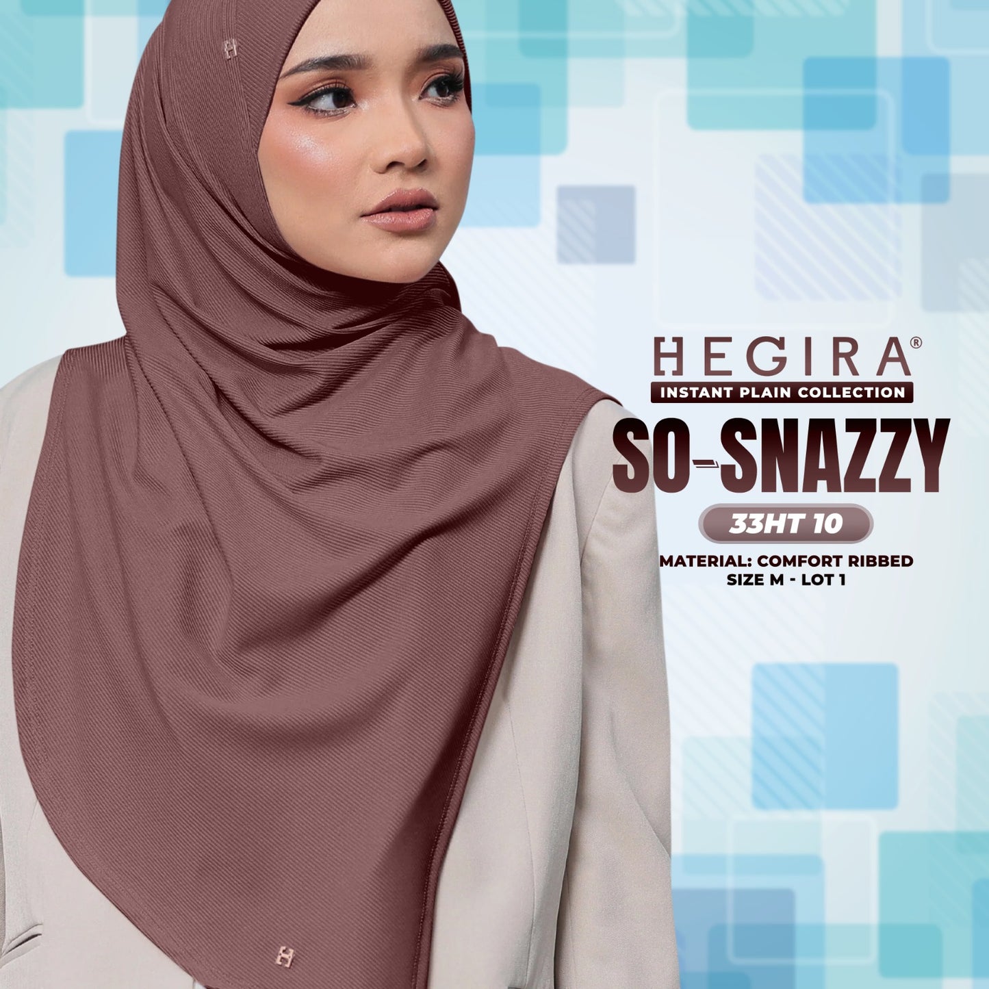 Hegira Hijab Inspired SO-SNAZZY Instant Collection (33HT)