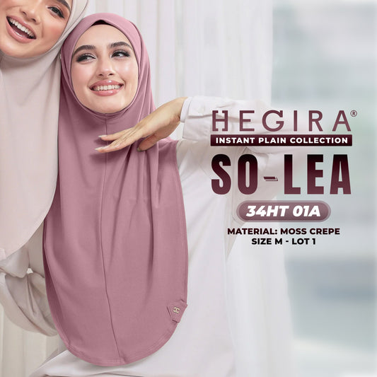 Hegira Hijab Inspired So-Lea Instant Plain Collection (34HT)