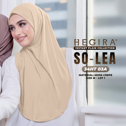 Hegira Hijab Inspired So-Lea Instant Plain Collection (34HT)