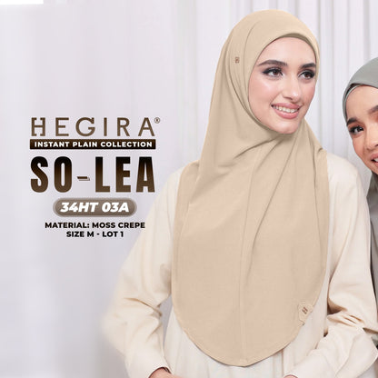 Hegira Hijab Inspired So-Lea Instant Plain Collection (34HT)