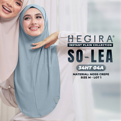 Hegira Hijab Inspired So-Lea Instant Plain Collection (34HT)