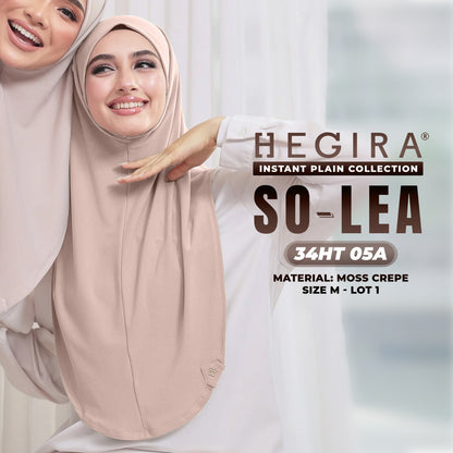 Hegira Hijab Inspired So-Lea Instant Plain Collection (34HT)