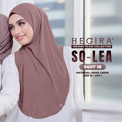 Hegira Hijab Inspired So-Lea Instant Plain Collection (34HT)